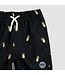 MILES THE LABEL SHORT DE BAIN - NOIR À IMPRIMÉ ANANAS