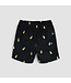 MILES THE LABEL SHORT DE BAIN - NOIR À IMPRIMÉ ANANAS