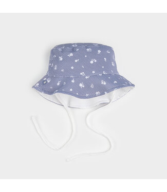 PETIT LEM CHAPEAU SOLEIL RÉVERSIBLE - IMPRIMÉ FLEUR DES CHAMPS
