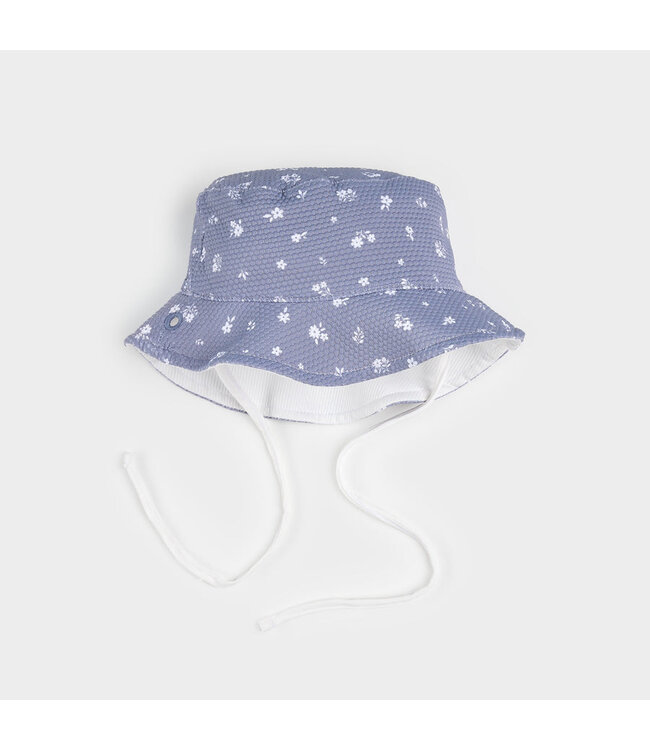PETIT LEM CHAPEAU SOLEIL RÉVERSIBLE - IMPRIMÉ FLEUR DES CHAMPS
