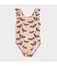 PETIT LEM MAILLOT DE BAIN - PAPAYE À IMPRIMÉ DE MONARQUE