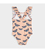 PETIT LEM MAILLOT DE BAIN - PAPAYE À IMPRIMÉ DE MONARQUE
