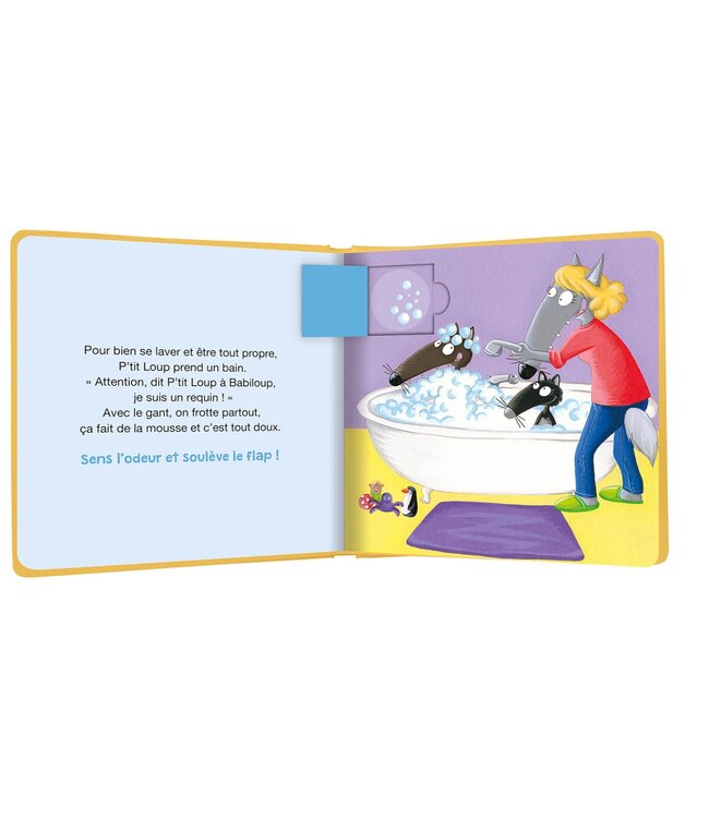 AUZOU LIVRE P'TIT LOUP - LES ODEURS