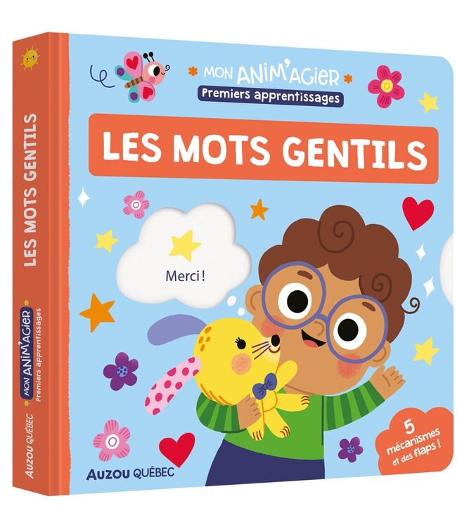 AUZOU LIVRE MON ANIM'AGIER - MOTS GENTILS