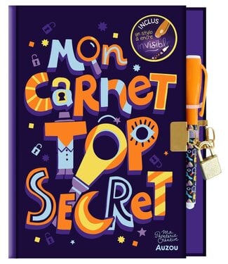 AUZOU MON CARNET TOP SECRET