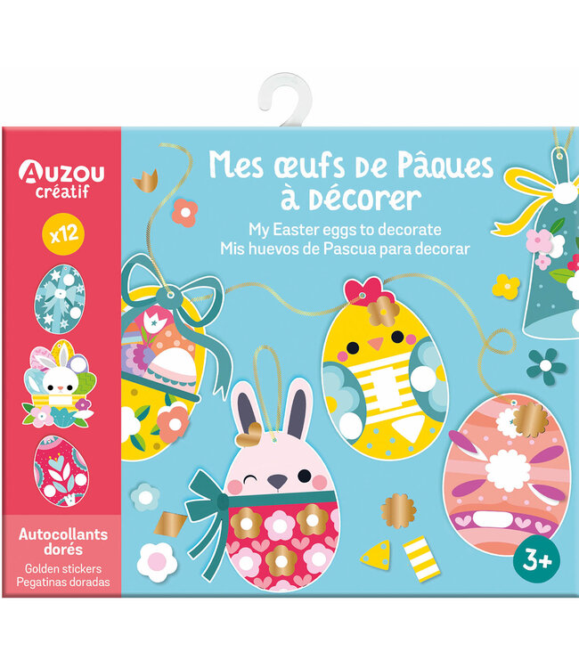 AUZOU AUTOCOLLANTS - OEUFS DE PÂQUES À DÉCORER