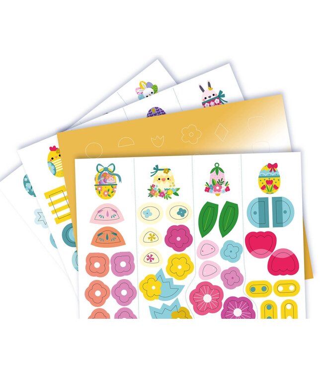 AUZOU AUTOCOLLANTS - OEUFS DE PÂQUES À DÉCORER