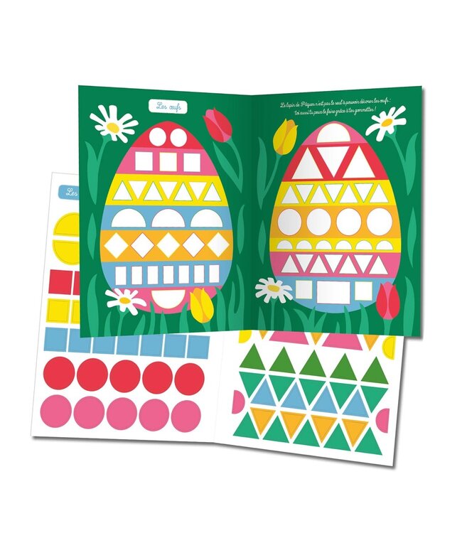 AUZOU 500 GOMMETTES FORMES - PÂQUES