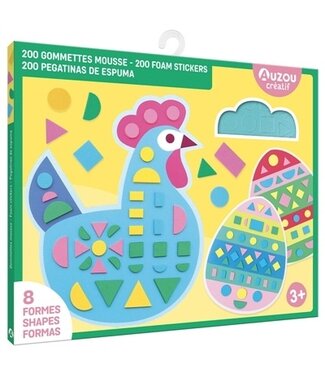 AUZOU 200 GOMMETTES MOUSSE - PÂQUES