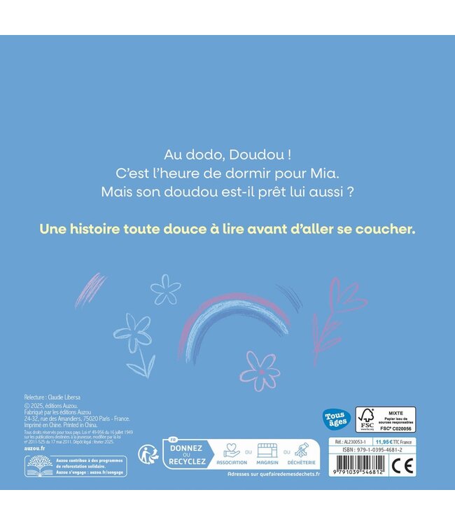 AUZOU LIVRE - AU DODO, DOUDOU !