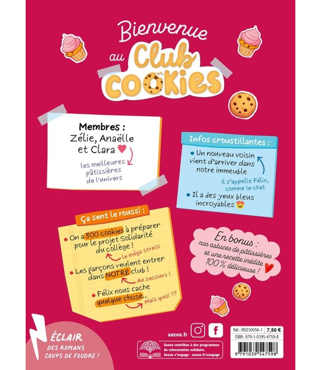 AUZOU LIVRE - CLUB COOKIES