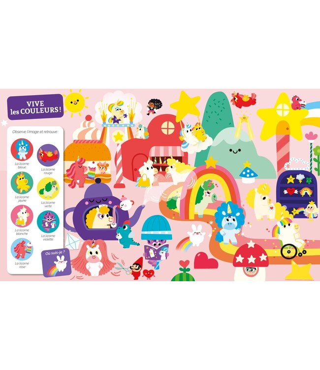 AUZOU CHERCHE ET TROUVE DES TOUT-PETITS - LICORNES