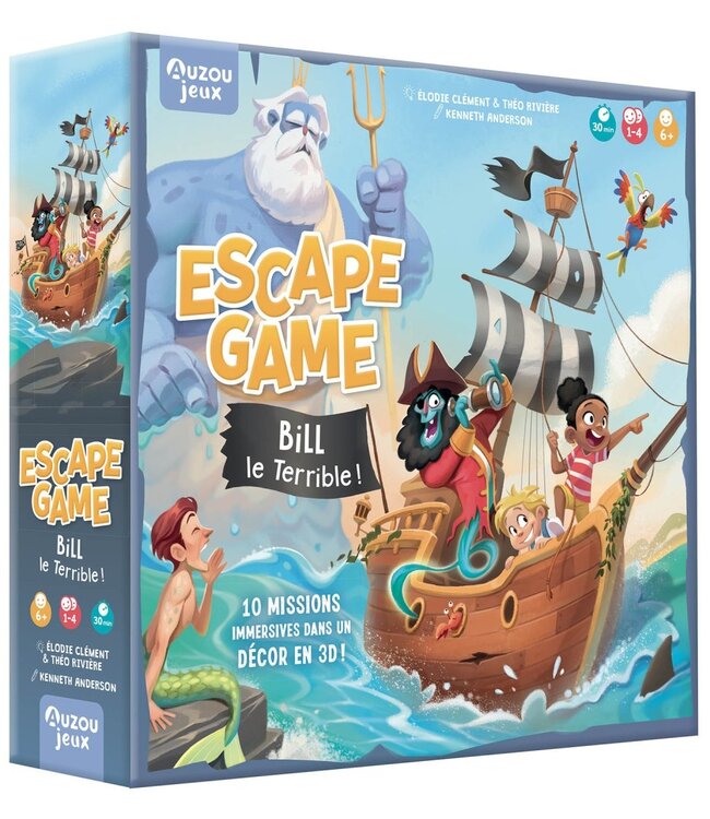 AUZOU JEUX ESCAPE GAME - BILL LE TERRIBLE