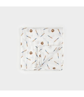 PETIT LEM MOUSSELINE BASEBALL - OFFWHITE