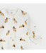 PETIT LEM PYJAMA A PATTES GOLDEN RETRIEVER - BLANC