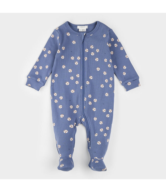 PETIT LEM PYJAMA À PATTES BASEBALL - BLEU