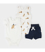 PETIT LEM ENSEMBLE 3 MCX GOLDEN RETRIEVER - BLANC