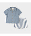 PETIT LEM ENSEMBLE 2 MCX CHAMBRAY - BLEU