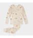 PETIT LEM PYJAMA 2 MCX PORCELETS - BEIGE