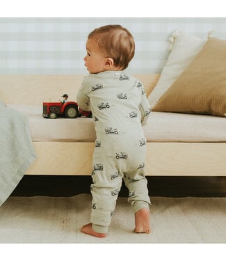 PETIT LEM PYJAMA À PATTES TONDEUSES À GAZON - VERT