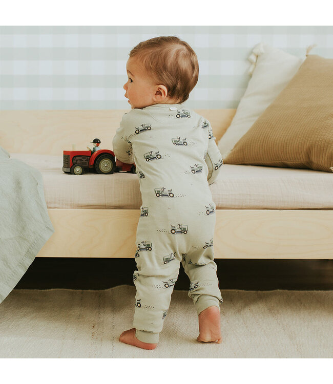 PETIT LEM PYJAMA À PATTES TONDEUSES À GAZON - VERT