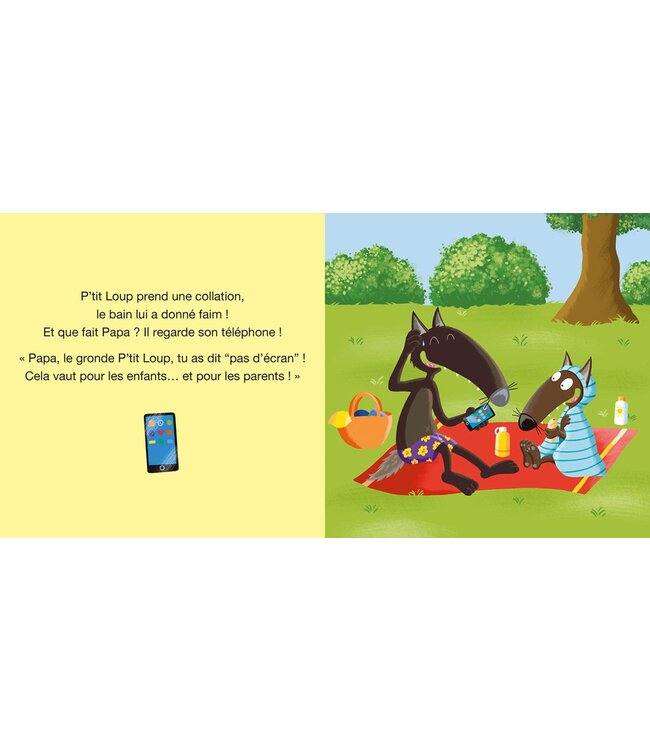 AUZOU LIVRE - P'TIT LOUP PASSE UNE JOURNÉE SANS ÉCRAN