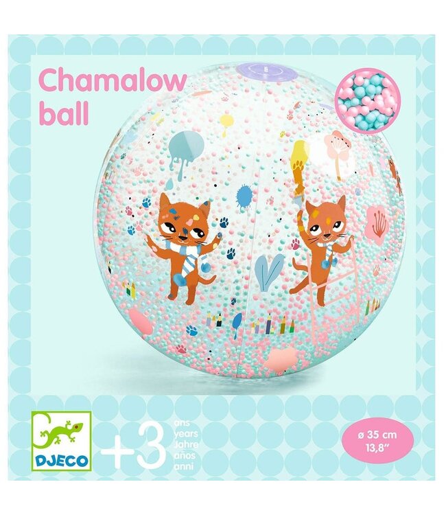 DJECO BALLON DE PLAGE - CHAMALOW