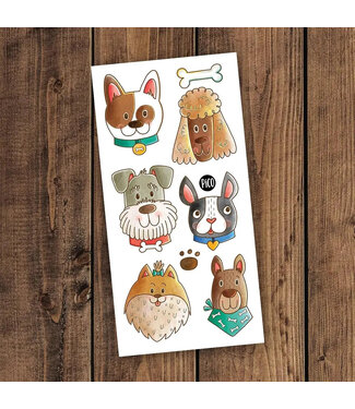 PiCO TATOO TATOUAGES TEMPORAIRES -  L'ESCOUADE CANINE