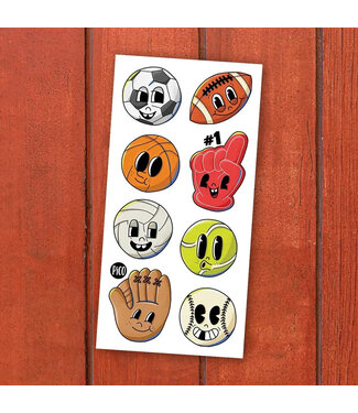 PiCO TATOO TATOUAGES TEMPORAIRES - LES BALLONS SPORTIFS
