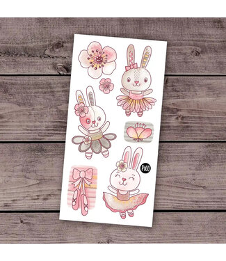 PiCO TATOO TATOUAGES TEMPORAIRES - LES LAPINES BALLERINES
