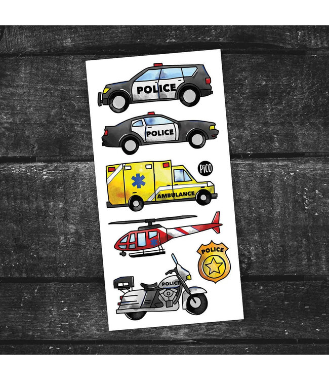 PiCO TATOO TATOUAGES TEMPORAIRES - URGENCE 911