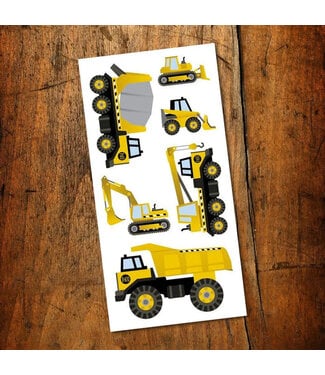 PiCO TATOO TATOUAGES TEMPORAIRES - VROUM LES CAMIONS !