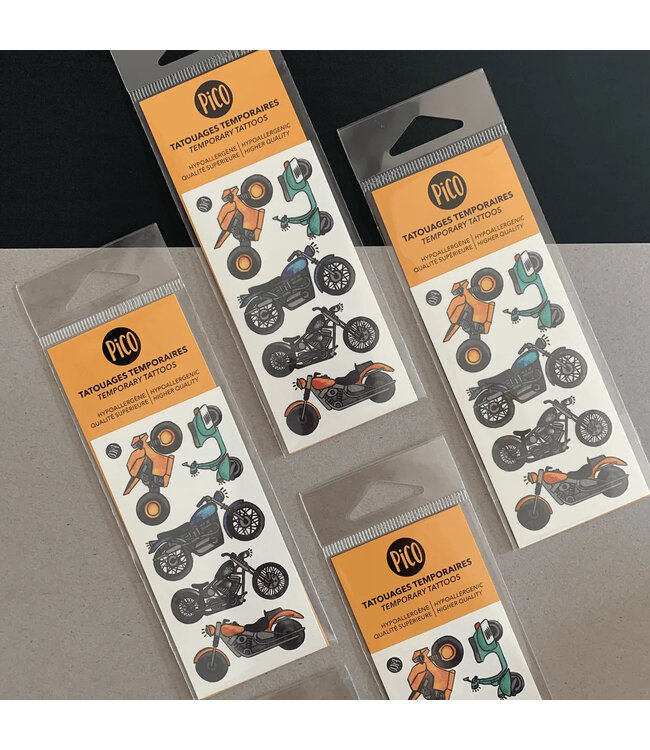 PiCO TATOO TATOUAGES TEMPORAIRES - AMOUR DE LA MOTO