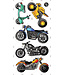 PiCO TATOO TATOUAGES TEMPORAIRES - AMOUR DE LA MOTO