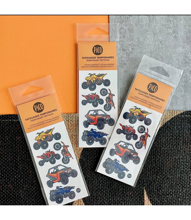 PiCO TATOO TATOUAGES TEMPORAIRES - VÉHICULES TOUT-TERRAIN