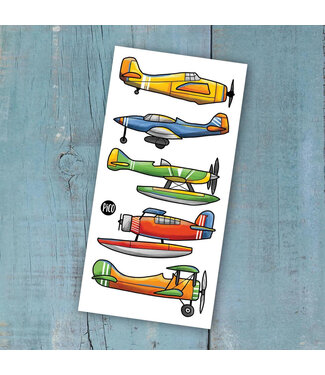 PiCO TATOO TATOUAGES TEMPORAIRES - LES AVIONS