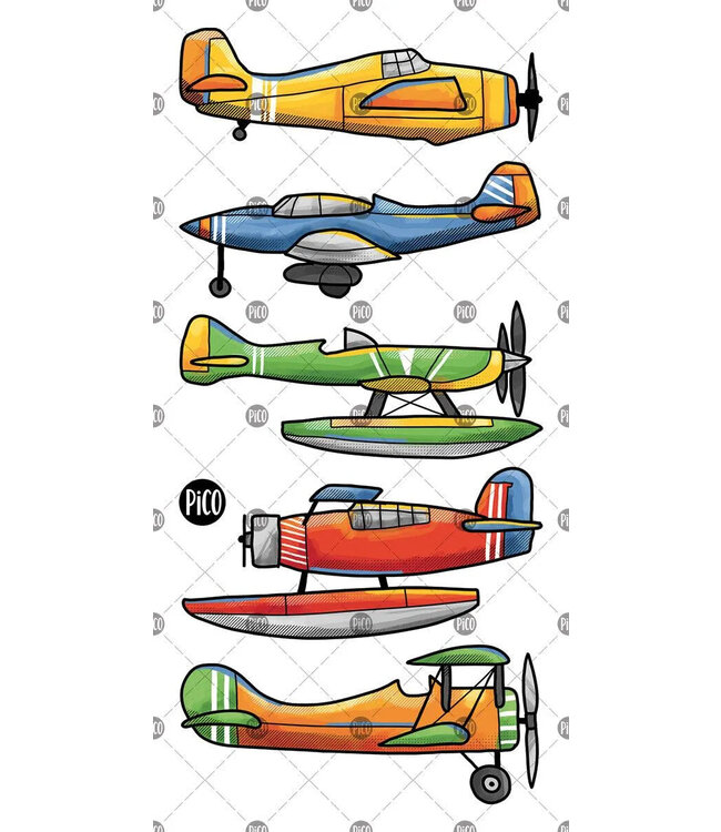 PiCO TATOO TATOUAGES TEMPORAIRES - LES AVIONS