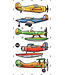 PiCO TATOO TATOUAGES TEMPORAIRES - LES AVIONS
