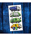 PiCO TATOO TATOUAGES TEMPORAIRES - LES CAMIONS DE RECYCLAGE