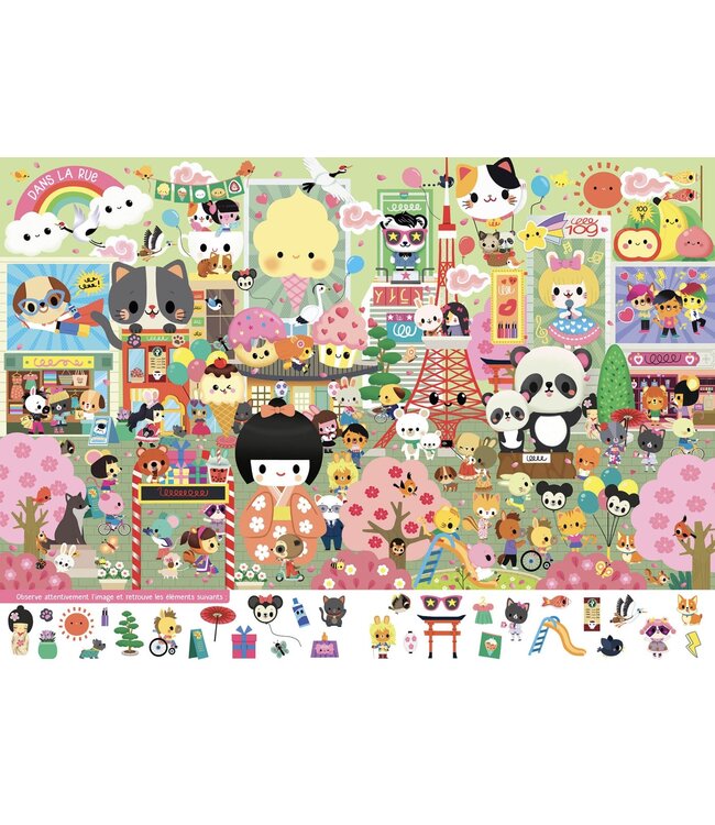 AUZOU LIVRE - CHERCHE & TROUVE KAWAII