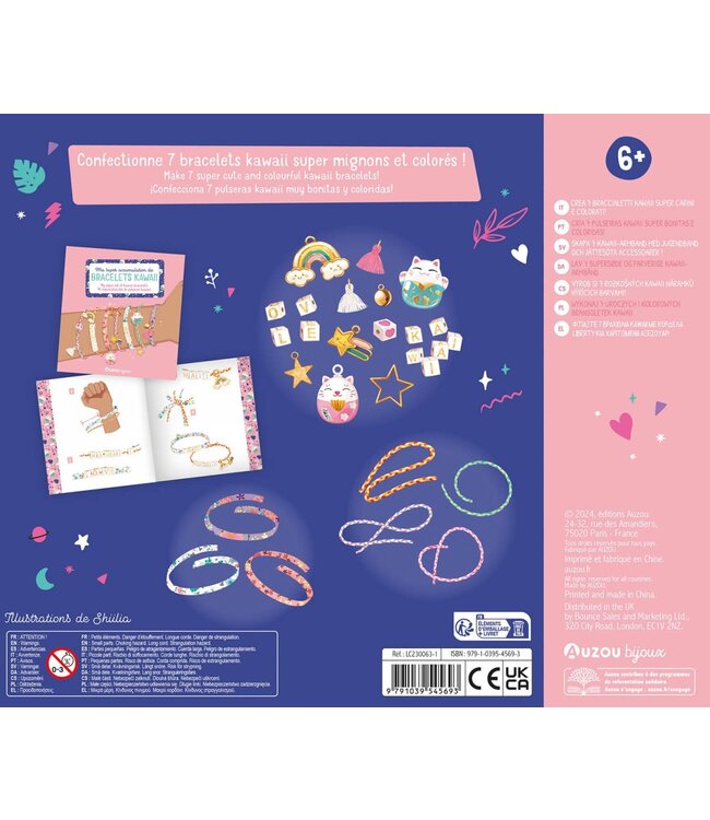 AUZOU COFFRET - MA SUPER ACCUMULATION DE BRACELETS KAWAII