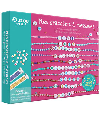 AUZOU COFFRET - MES BRACELETS À MESSAGES