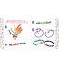 AUZOU COFFRET - MES BRACELETS PEACE & LOVE