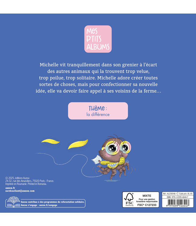 AUZOU LIVRE - MICHELLE A UN SECRET