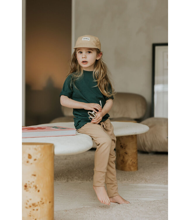 ZAK ET ZOÉ T-SHIRT EN BAMBOU - VERT COLLÉGIAL