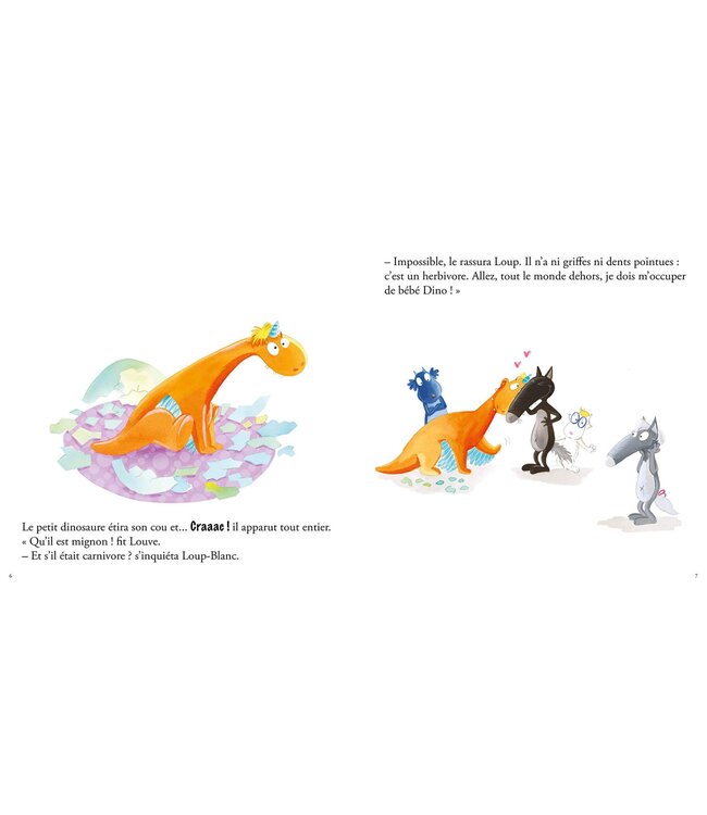 AUZOU LIVRE - LE LOUP QUI ADORAIT LES DINOSAURES