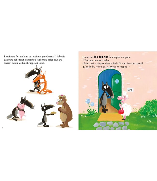 LIVRE - LE LOUP QUI SAUVAIT LES ANIMAUX