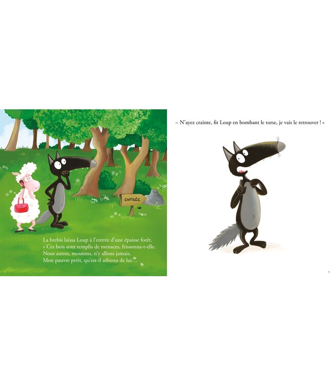 LIVRE - LE LOUP QUI SAUVAIT LES ANIMAUX