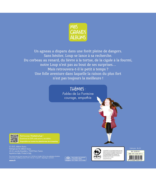 LIVRE - LE LOUP QUI SAUVAIT LES ANIMAUX