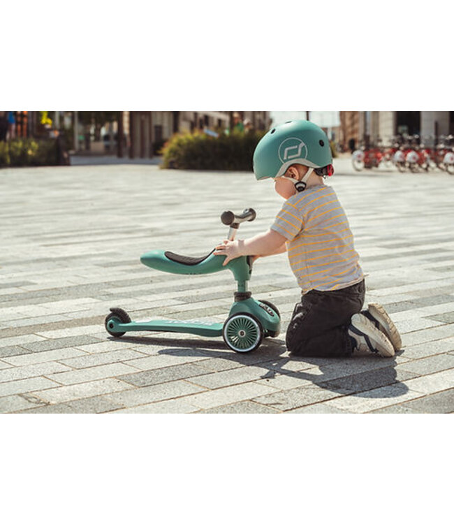 SCOOT AND RIDE CASQUE - XXS/S - FORÊT